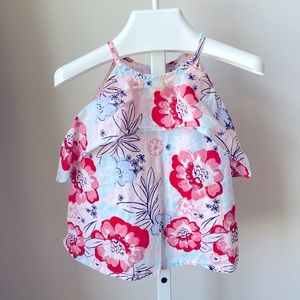 Janie and Jack Floral Tank Top